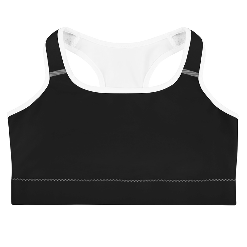 ITSANI-LLUSION FREQUENCY Sports Bra - Black & Gold – XS, White