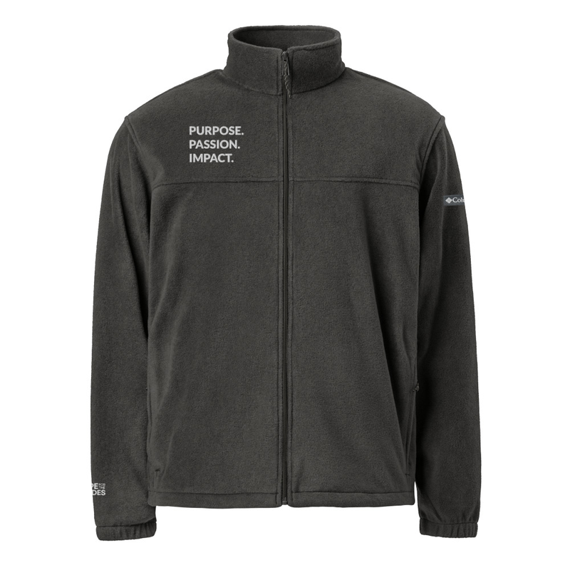 HFTT Columbia Unisex Full-Zip Fleece Jacket | Purpose. Passion. Impact. (Colors Available)