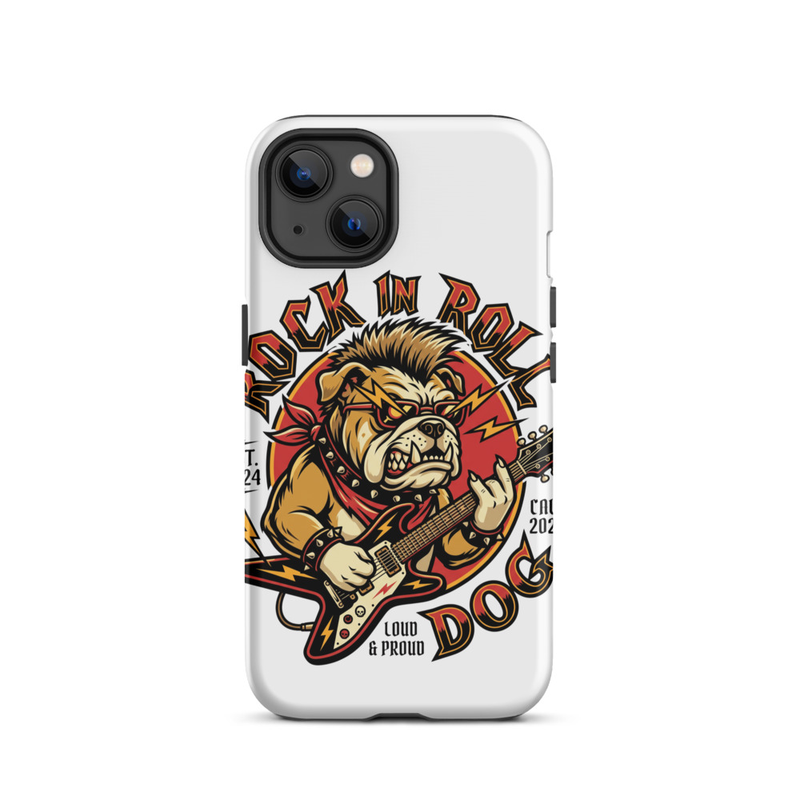 Tough Case for iPhone®: Rock N Roll Dog – iPhone 13, Matte