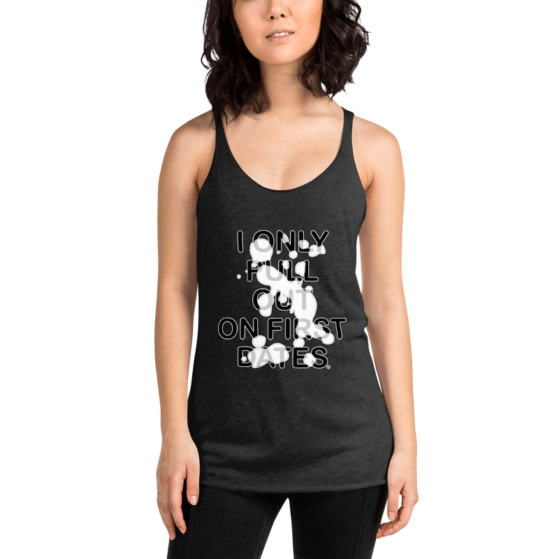First Date Finesse" Racerback Tank