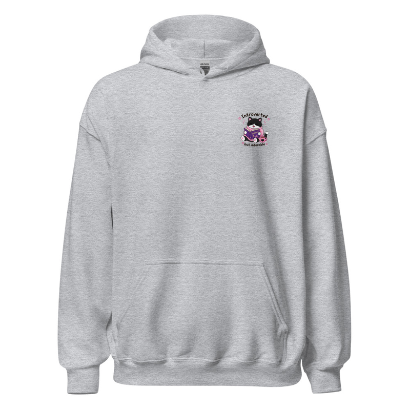Introverted but adorable Tuxedo Hoodie – Image 8