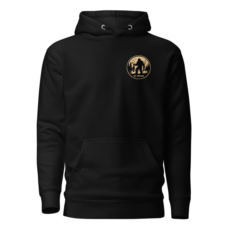Bassquatch Front and Back Unisex Hoodie