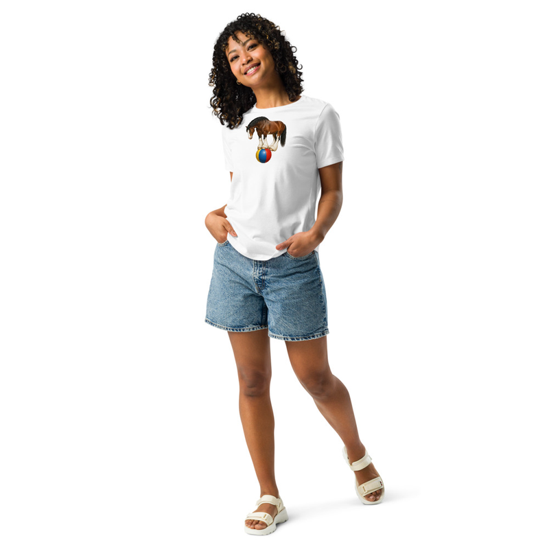 Shire Horse Balancing Act Women's Relaxed Tee