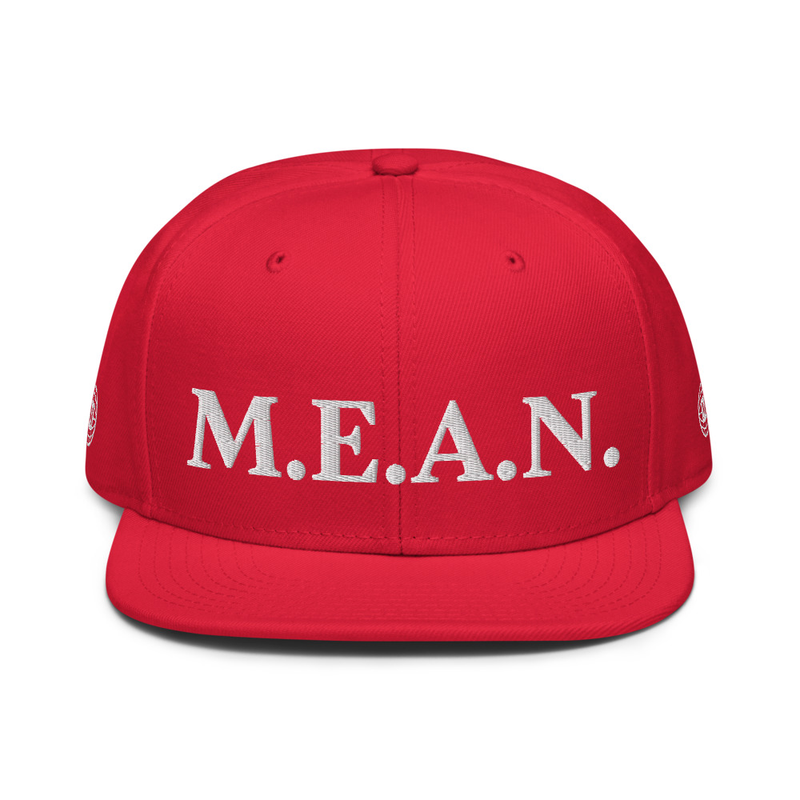 MEAN OTTO SNAPBACK – One size, Red