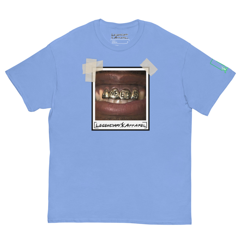 [  i need $ ] poLAroid tee – XL, Carolina Blue