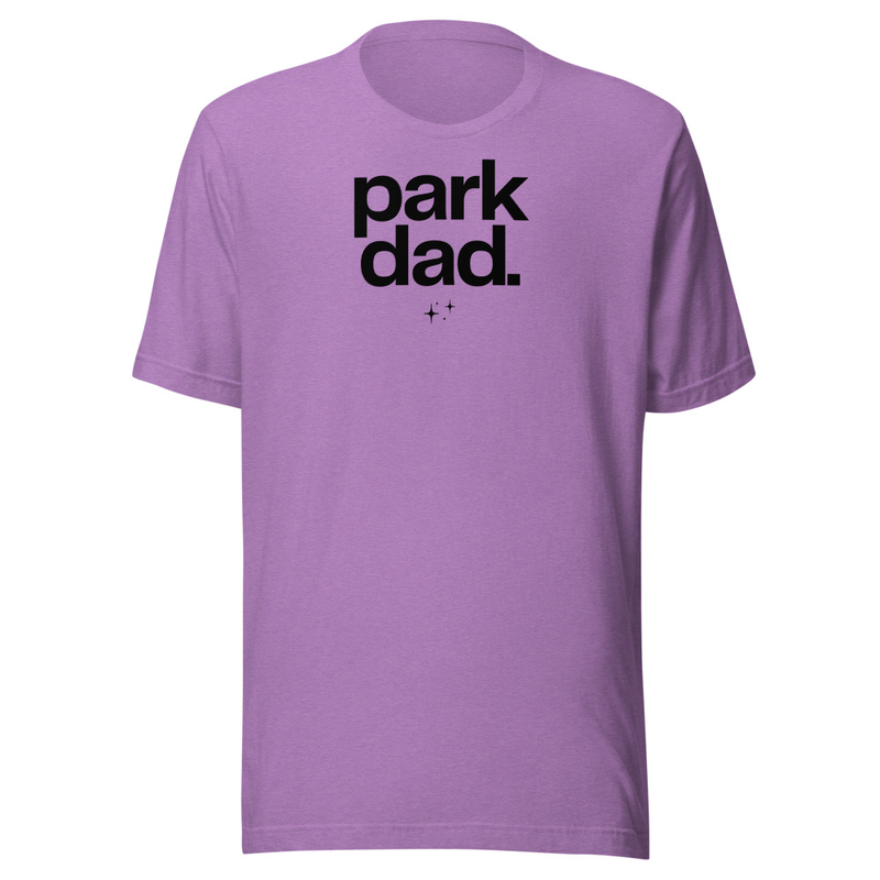 Park Dad Tee – L, Heather Team Purple