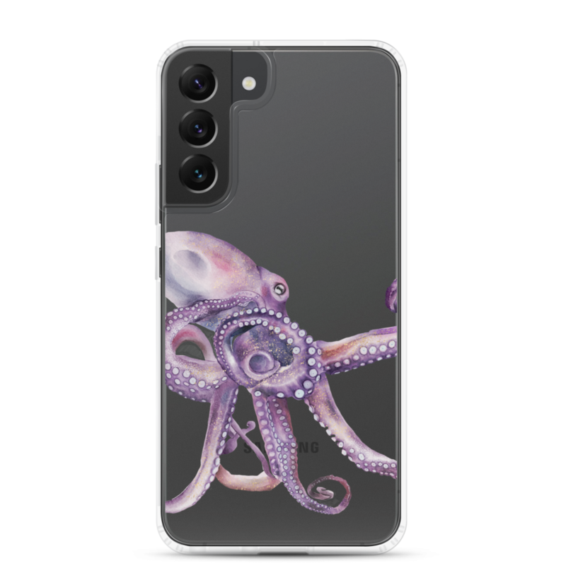 Watercolor Octopus Clear Case for Samsung® – Samsung Galaxy S22 Plus