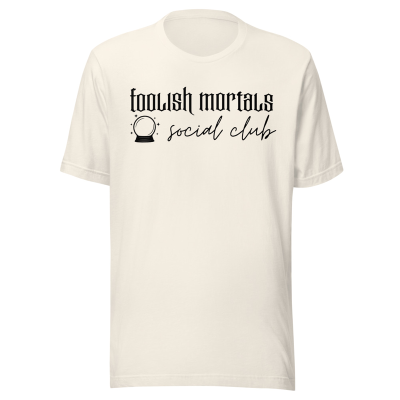 Haunted Social Club Tee – S, Vintage White