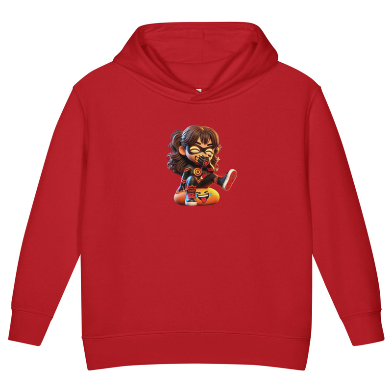 Lora Toddler fleece pullover hoodie