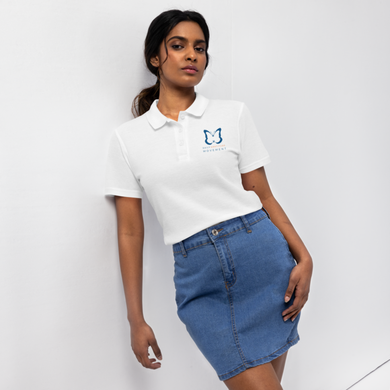 DGM Women’s pique polo shirt