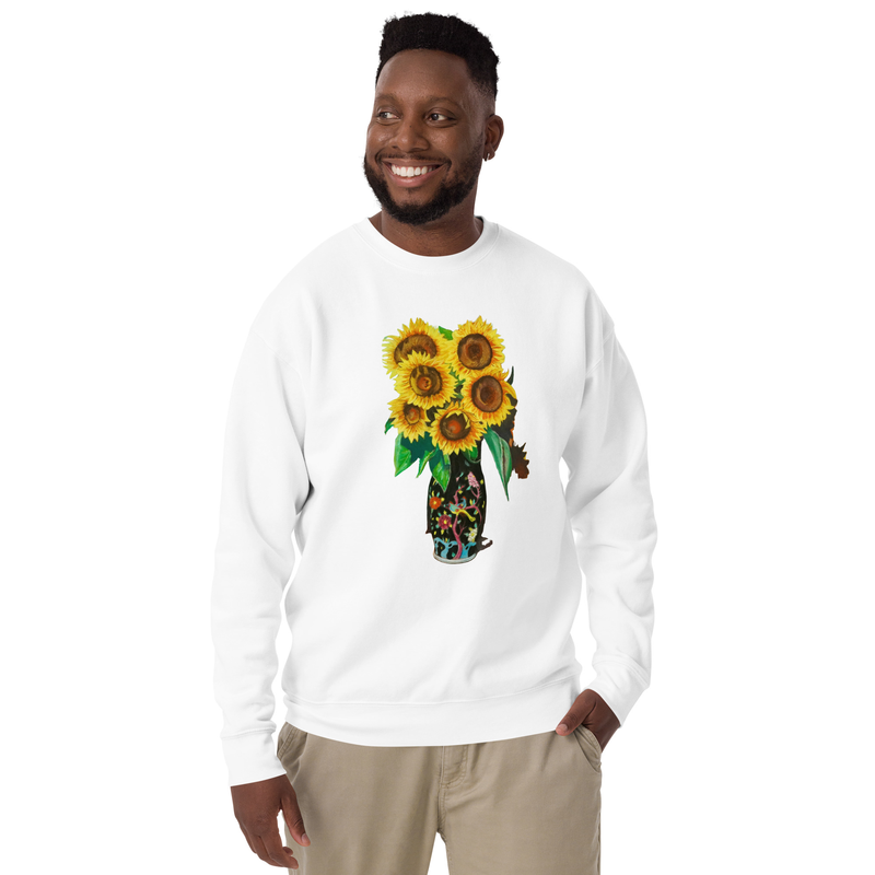 Herend Harmony - Unisex Premium Sweatshirt – S, White