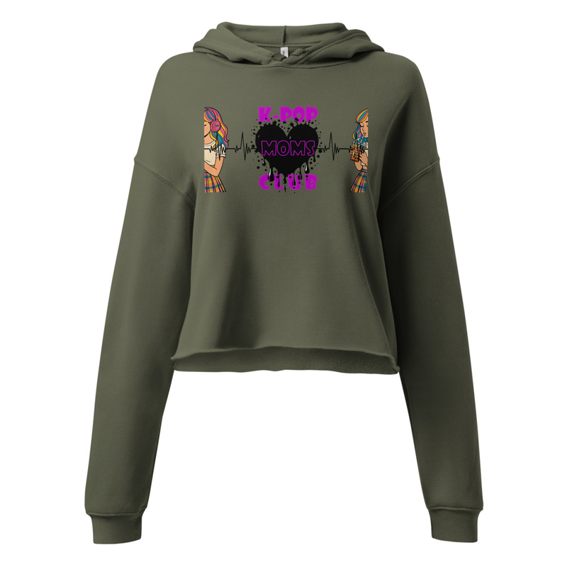 K-Pop Moms Club Crop Hoodie