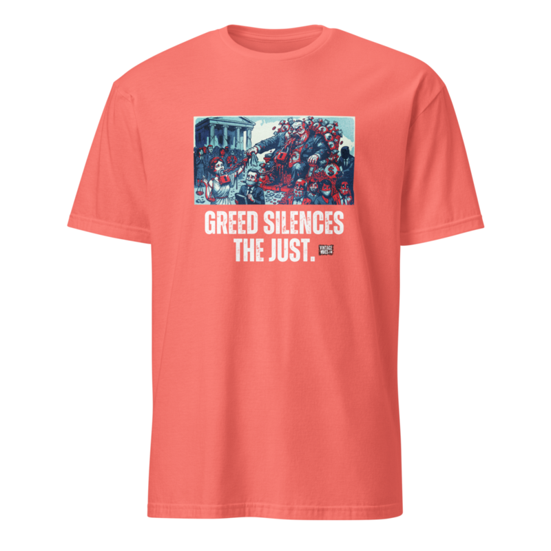 GREED silences THE JUST – S, Coral Silk