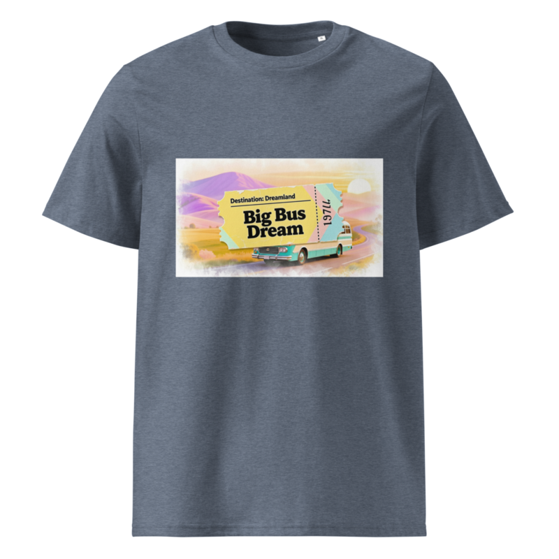 Exclusive, Limited Edition Big Bus Dream Dreamland Unisex Organic Cotton Creator 2.0 T-Shirt