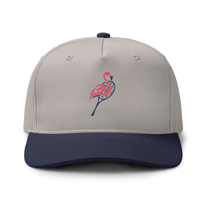 Tennis Flamingo - Class two-tone cap – One size, Light Grey / Midnight