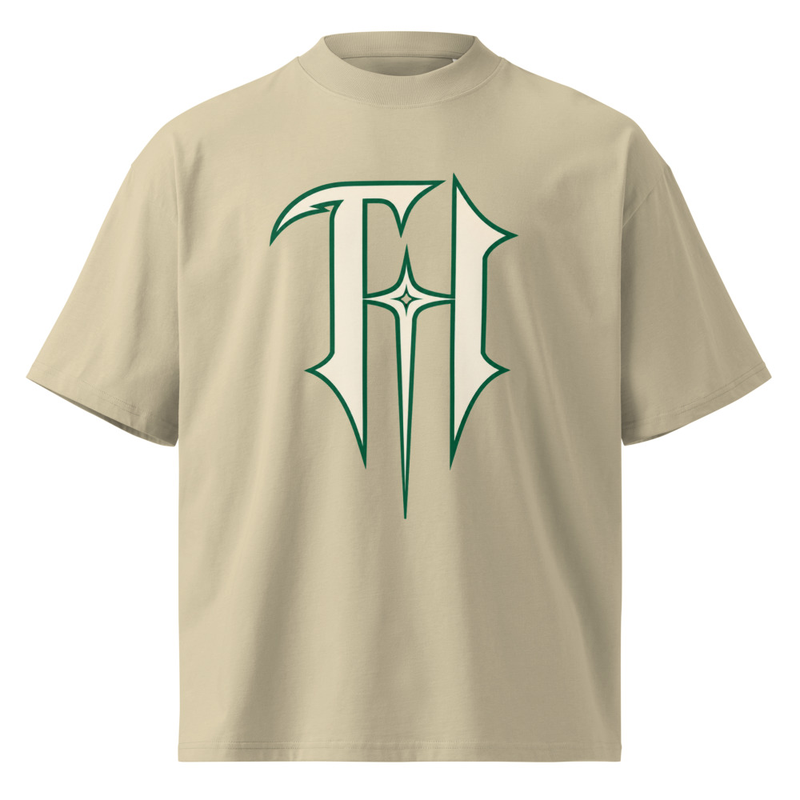 Truth Harris "TH" Essential Tee – S, Stone
