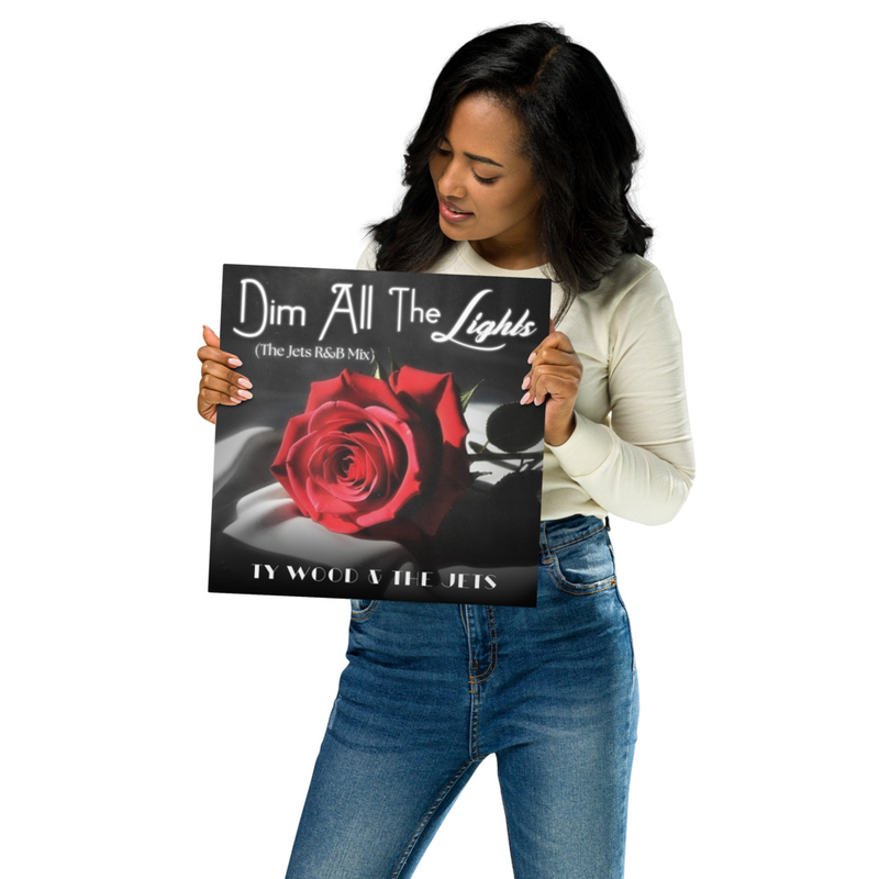 Dim All the Lights (The Jets R&B Mix) Metal Poster