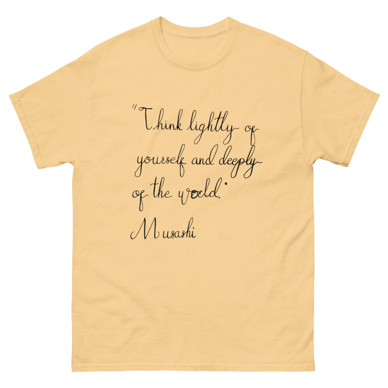 Musashi - "Think lightly of yourself and deeply of the world" – 5XL, Yellow Haze