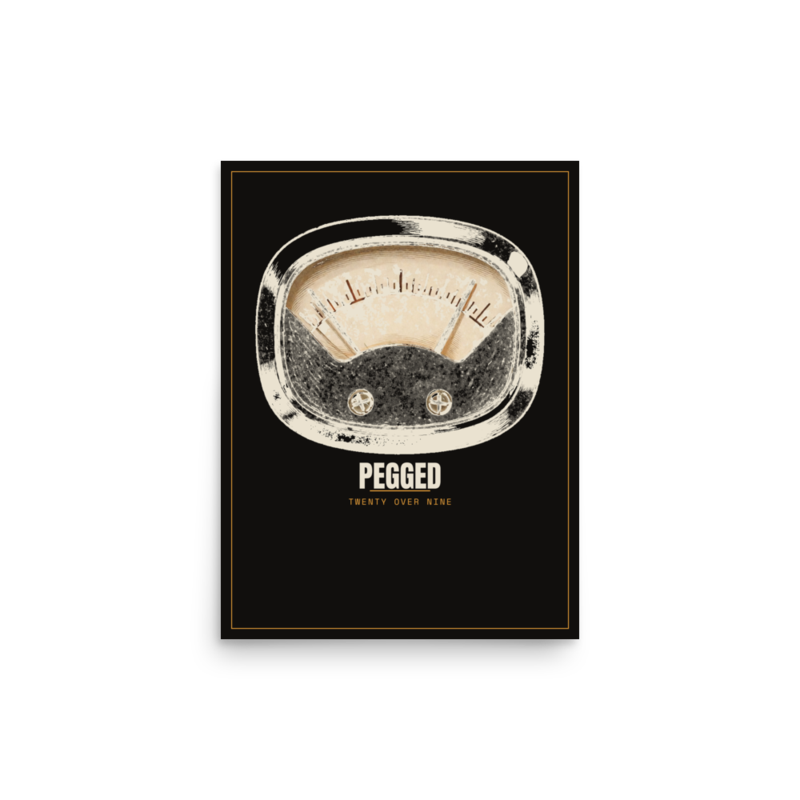 Pegged Poster — Amateur Radio merch