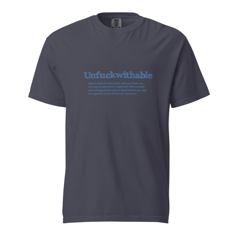 Vintage "Unfuckwithable" Tee | Navy Blue