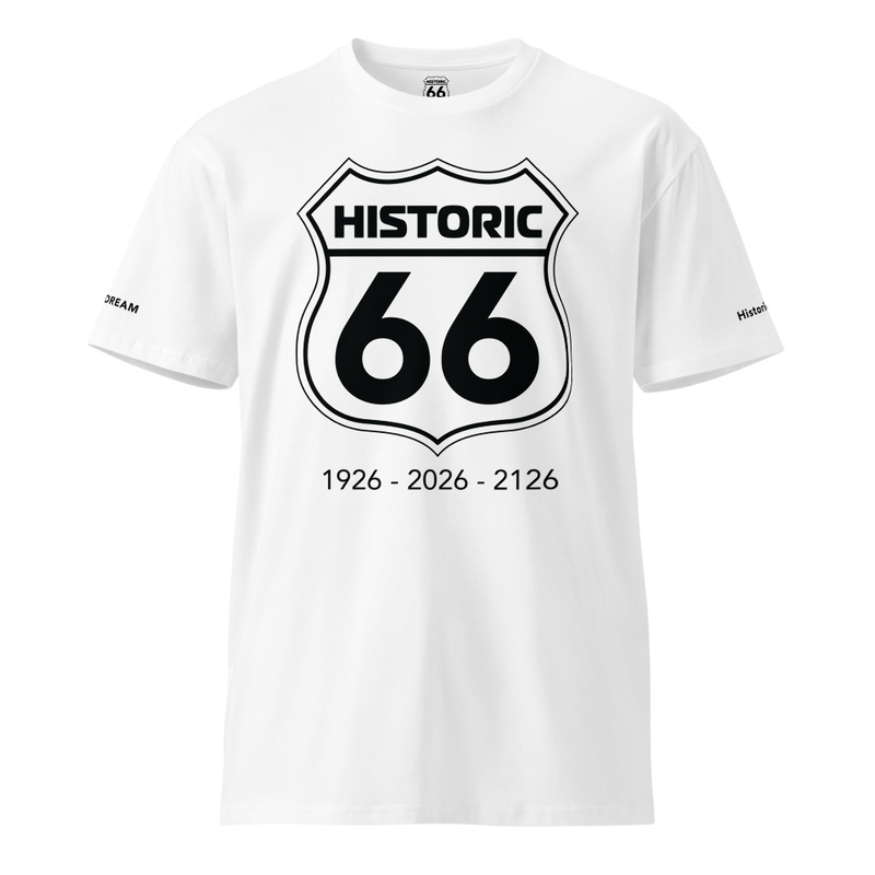 Historic66 White V1 T-Shirt Unisex