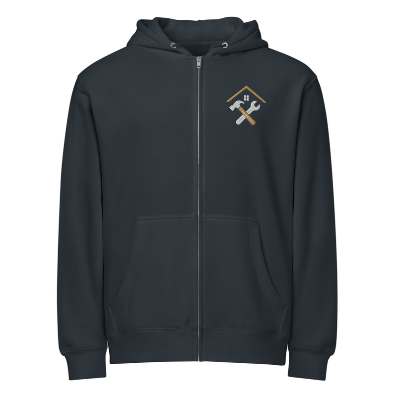 Partain Premium Full-Zip Hoodie – XL, Navy