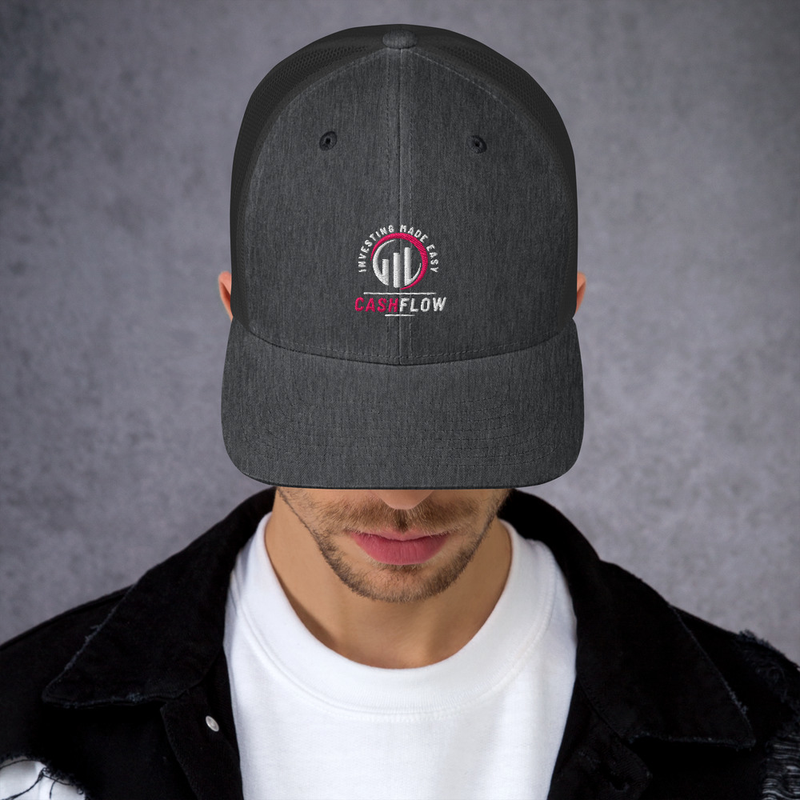 Cashflow Investing Inc Hat v.2 – One size, Dark Heather Gray