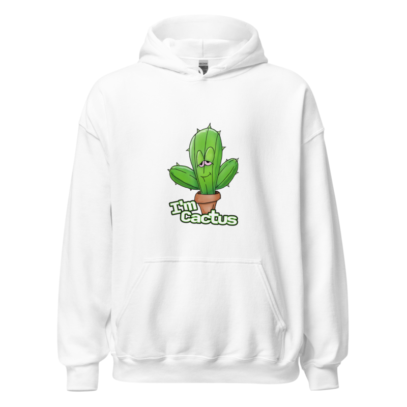 I'm Cactus Hoodie — White