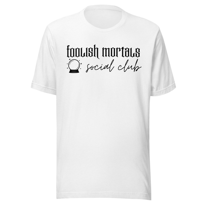 Haunted Social Club Tee – 3XL, Solid White Blend