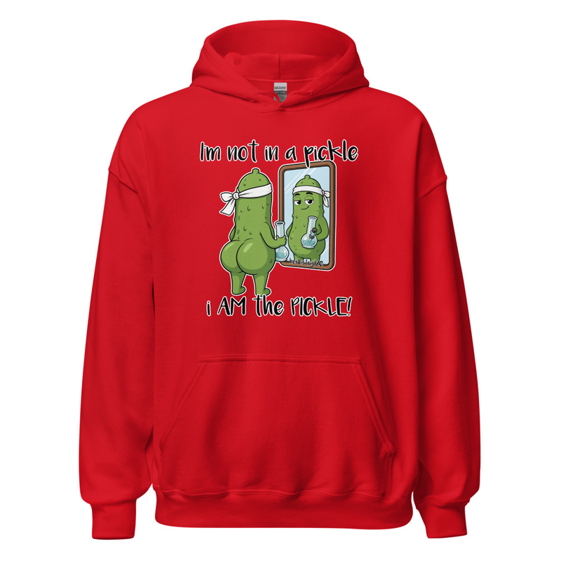 I Am The Pickle – Unisex Hoodie — Red