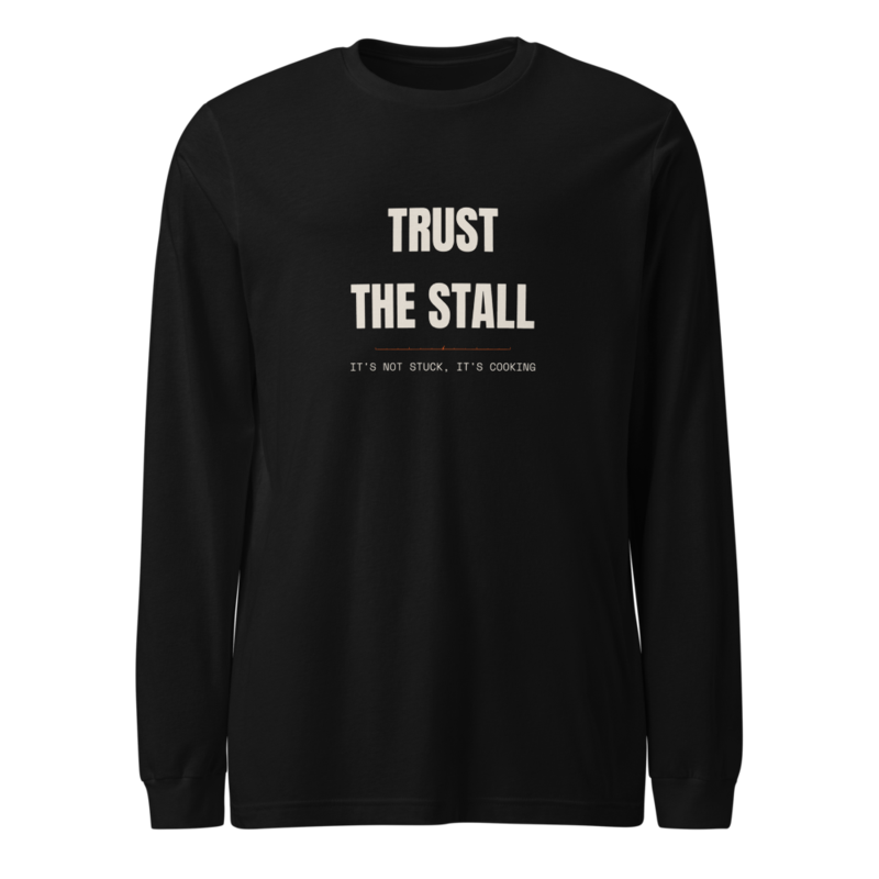 TRUST THE STALL Long Sleeve mockup