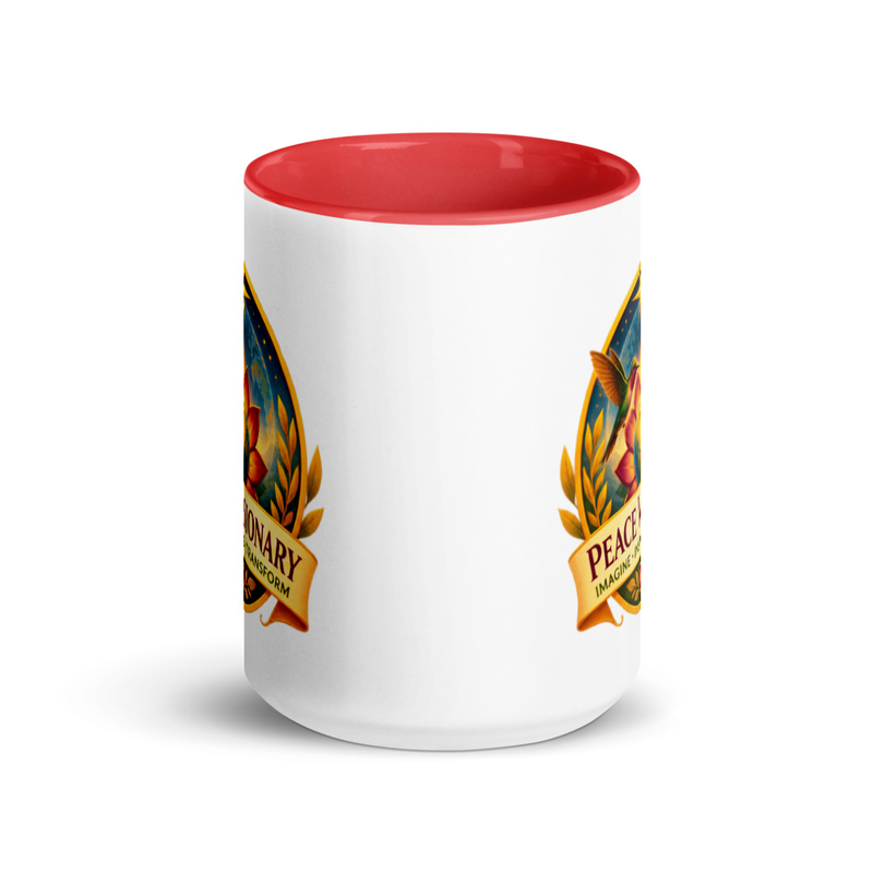 Peace Visionary Mug – 15 oz, Red