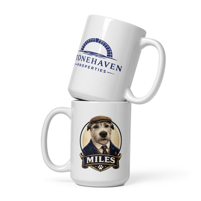 Stonehaven Branded Mug – 15 oz, White