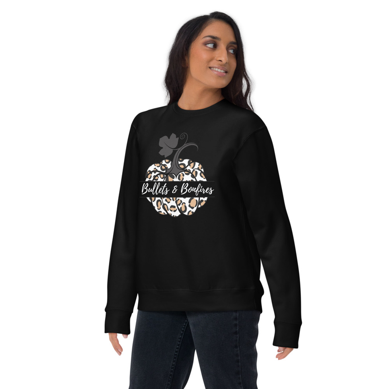 Bullets & Bonfires Pumpkin WGOAA Unisex Premium Sweatshirt