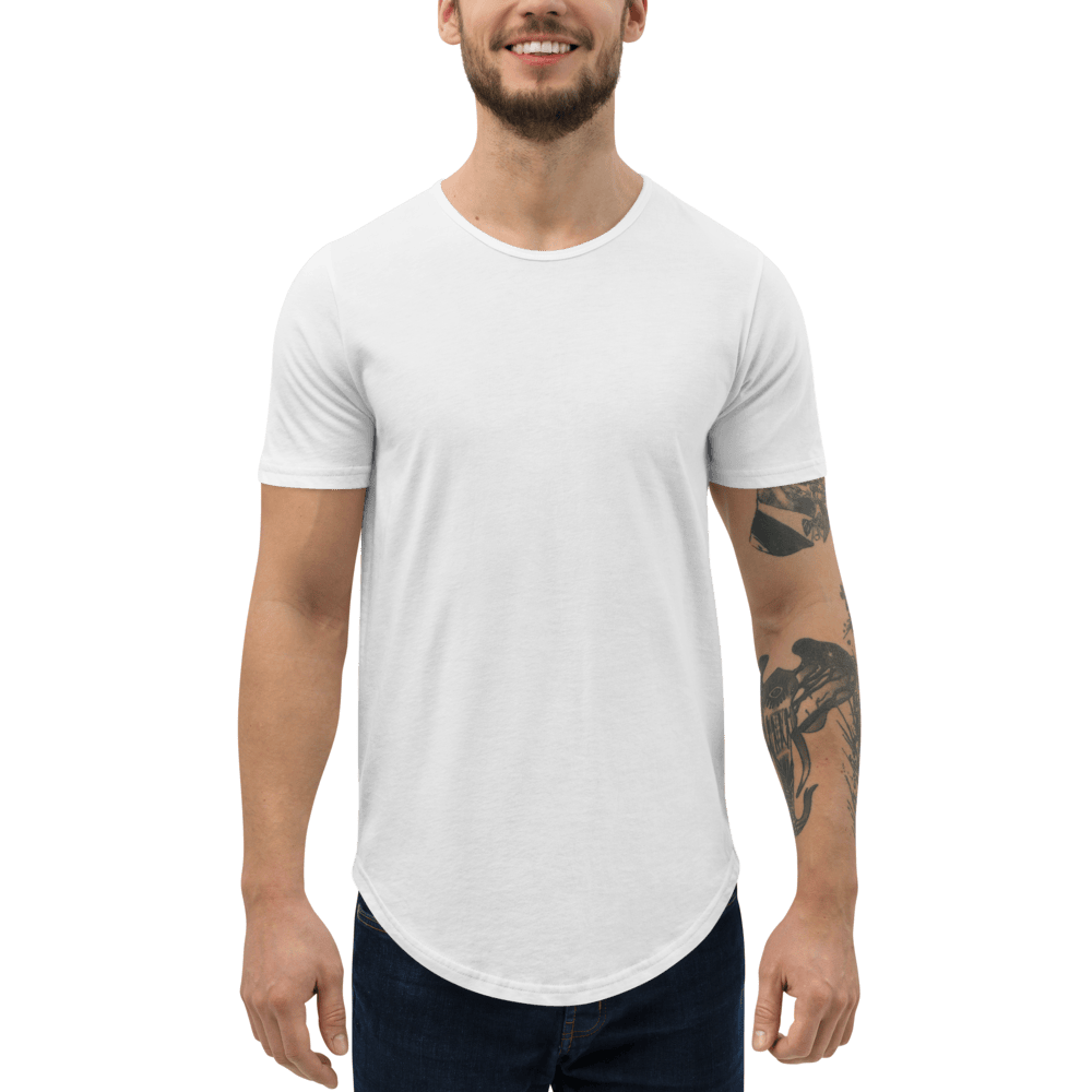 Product Men's Curved Hem T-Shirt with AI designs at PicassoIA store Product Men's Curved Hem T-Shirt with AI designs at PicassoIA store