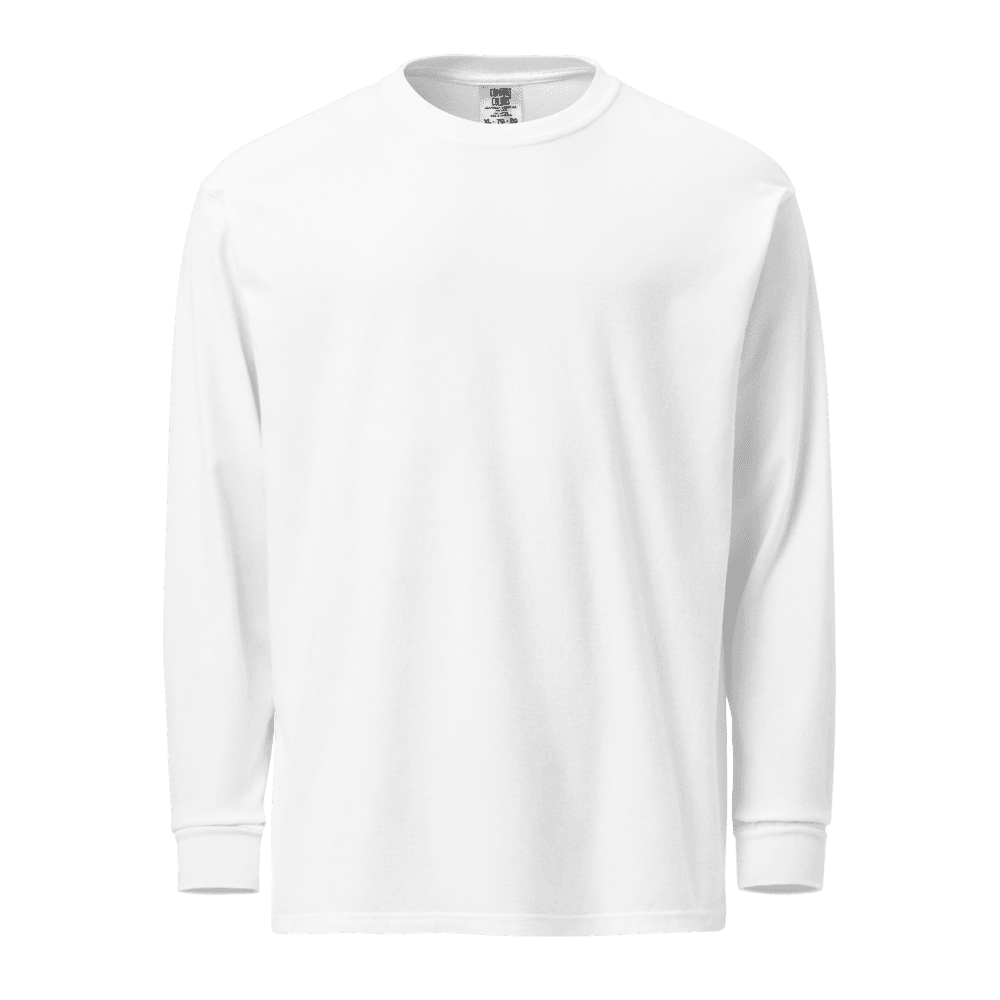 Product Unisex Garment-Dyed Heavyweight Long Sleeve Shirt with AI designs at PicassoIA store Product Unisex Garment-Dyed Heavyweight Long Sleeve Shirt with AI designs at PicassoIA store