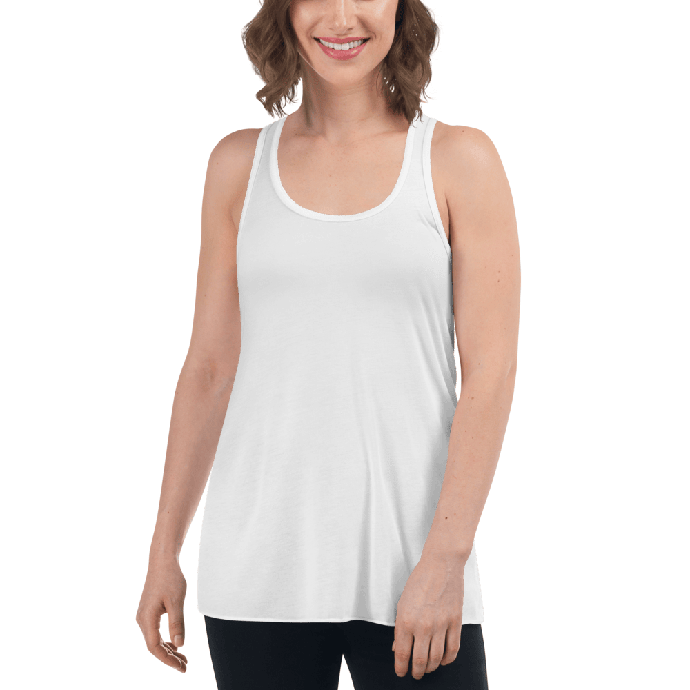 Product Women's Flowy Racerback Tank with AI designs at PicassoIA store Product Women's Flowy Racerback Tank with AI designs at PicassoIA store