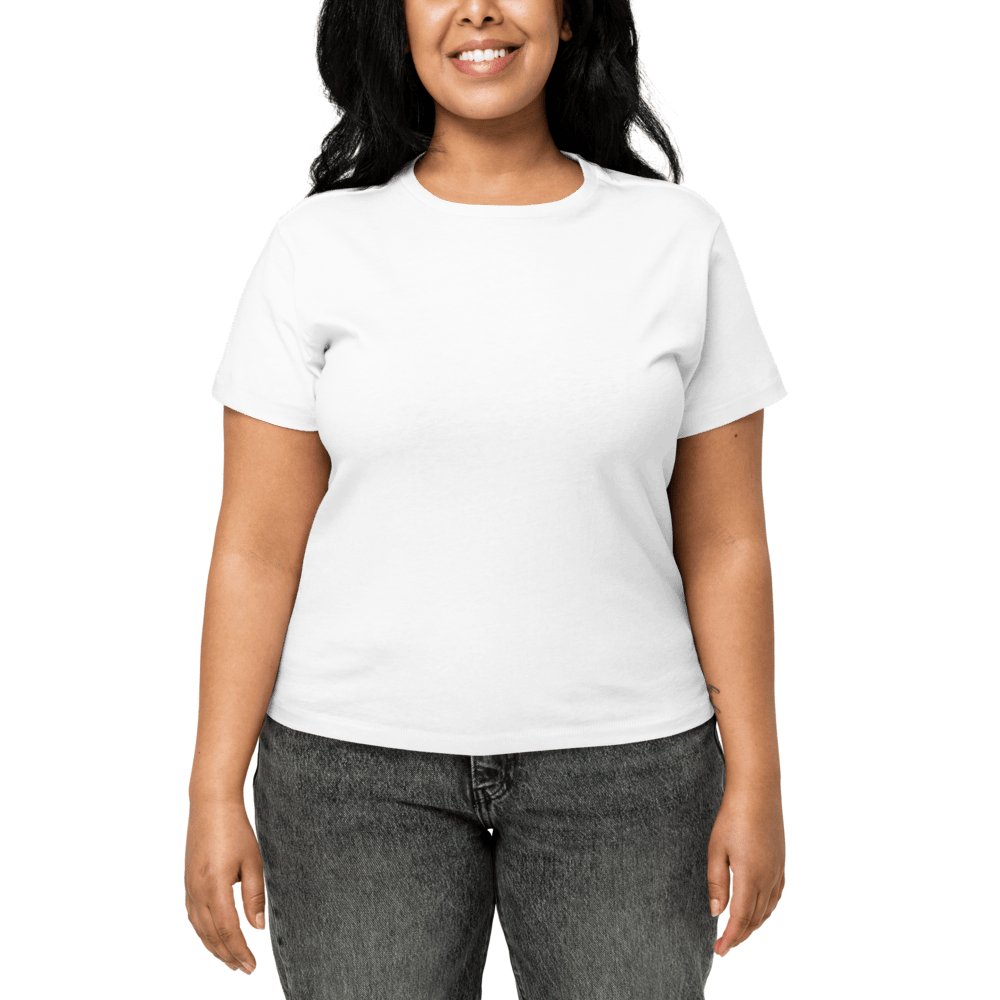 Product Women's High-Waisted Tee with AI designs at PicassoIA store Product Women's High-Waisted Tee with AI designs at PicassoIA store