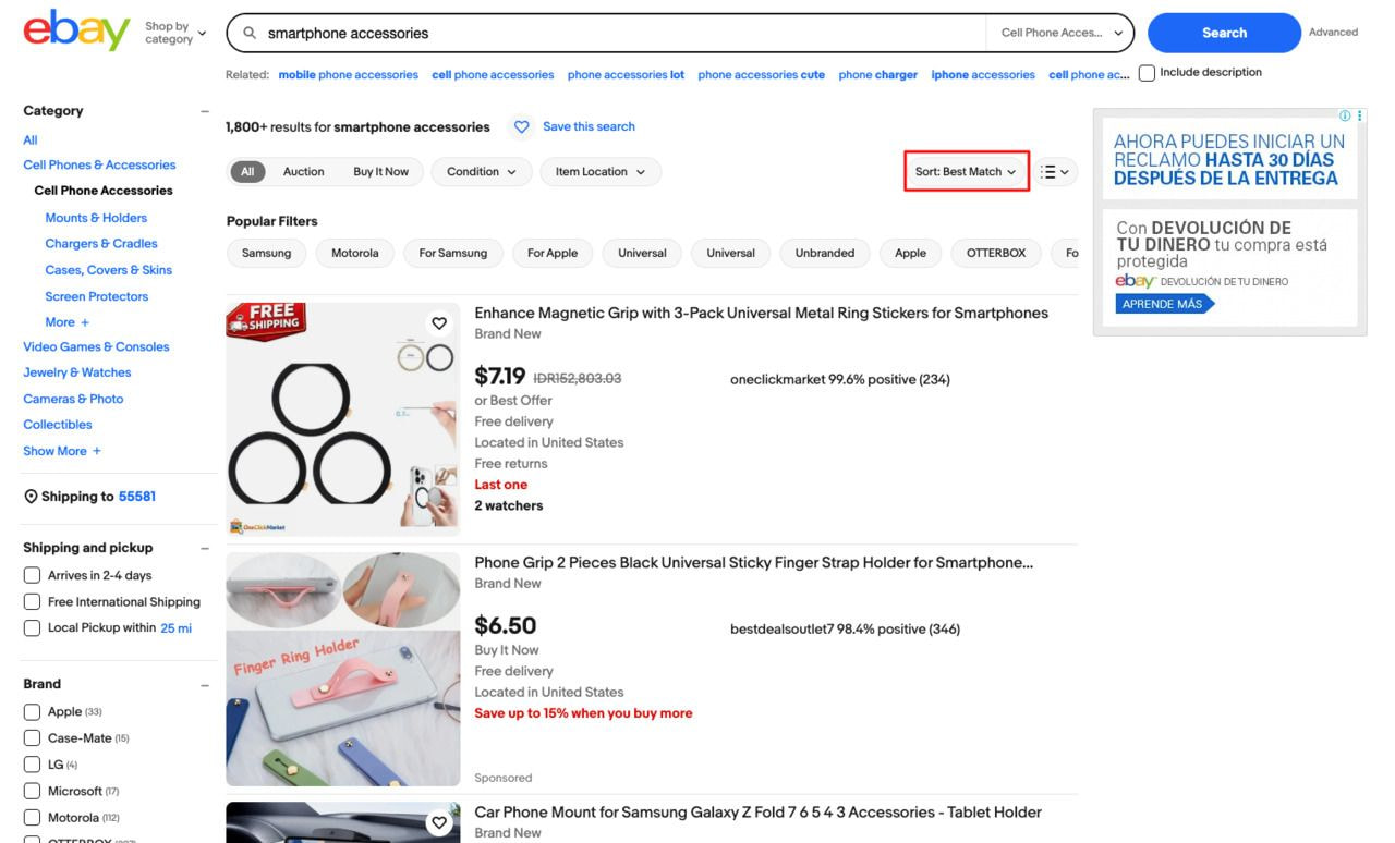 eBay SEO for sellers: listing titles and descriptions