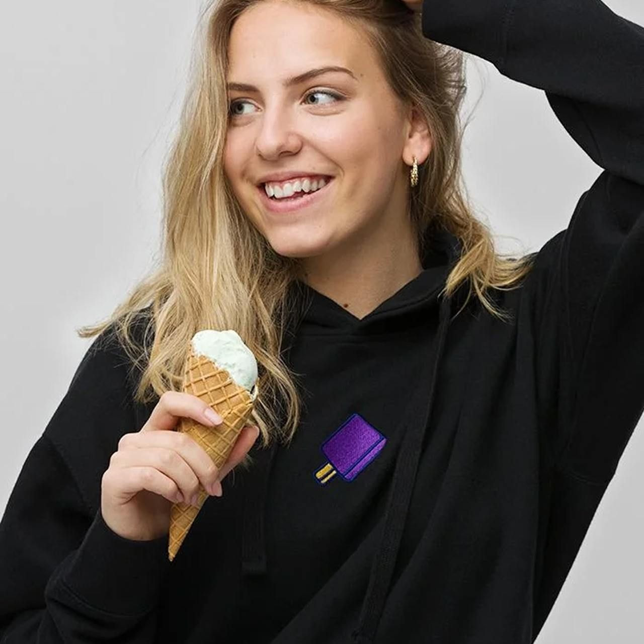 Cotton Heritage M2580 hoodie as an example of the best embroidery hoodie.