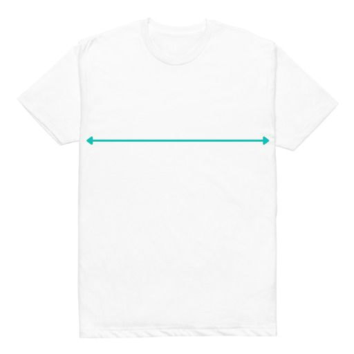 shirt width measuring