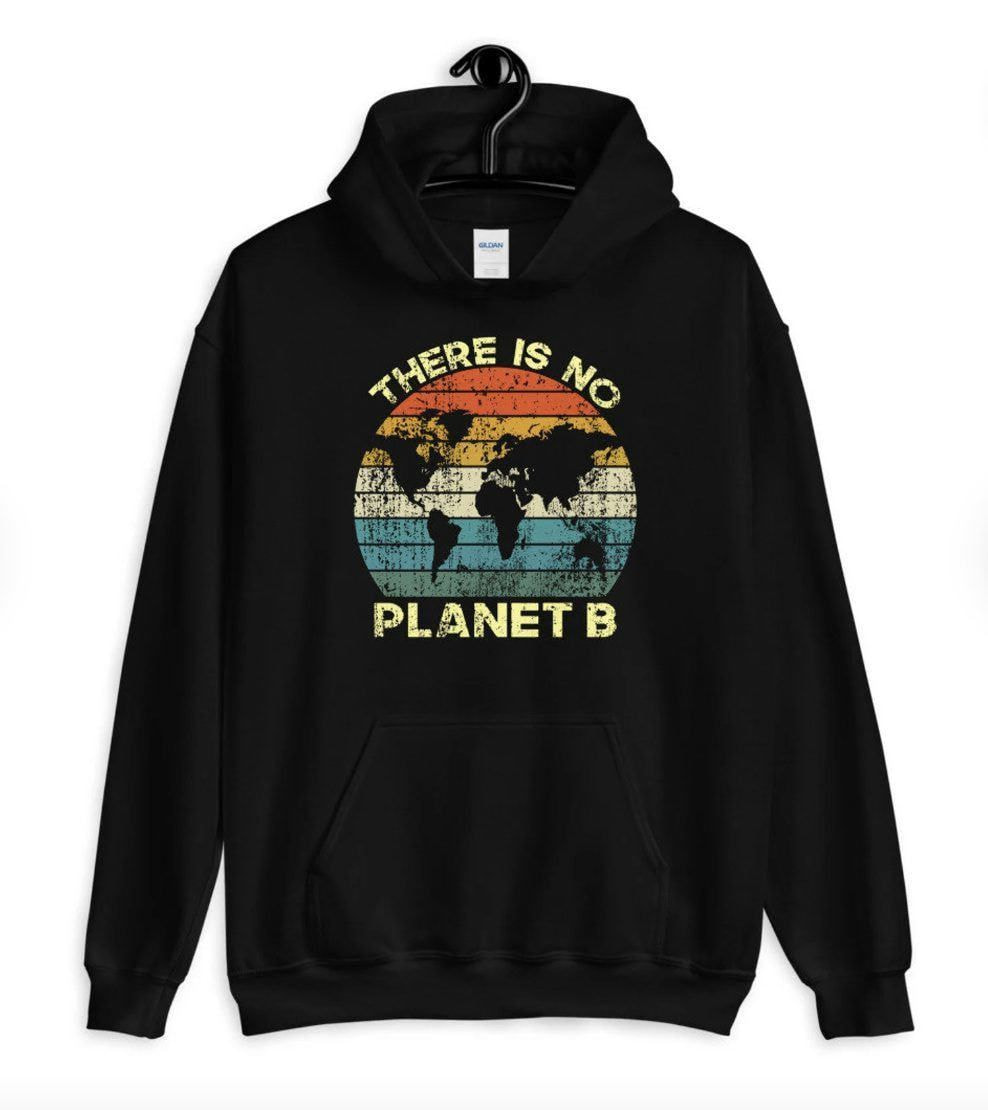 climate activism hoodie