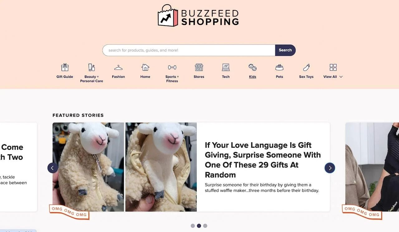 une capture d'écran d'un site web