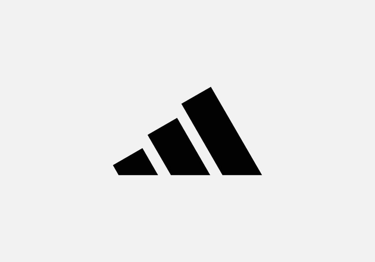 Adidas logo.