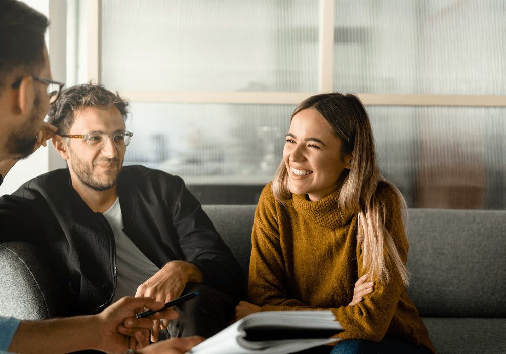 People in a meeting