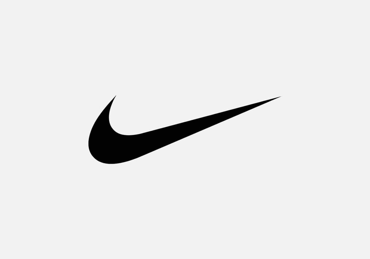 Nike logo.