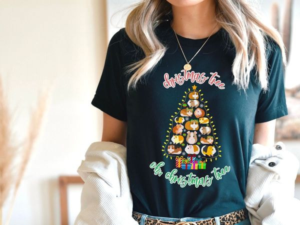 how to dress up a christmas shirt Glitter Christmas Tree Shirt Tutorial
