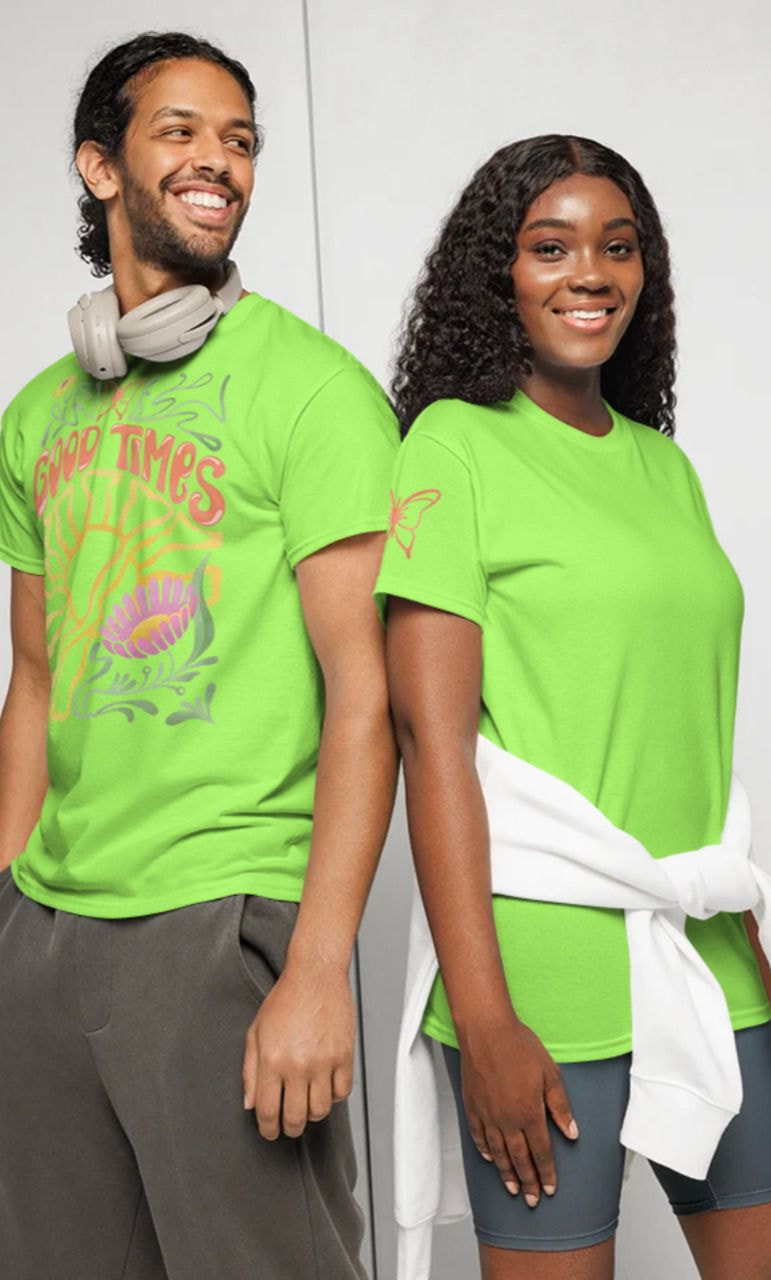a man and woman posing for a picture