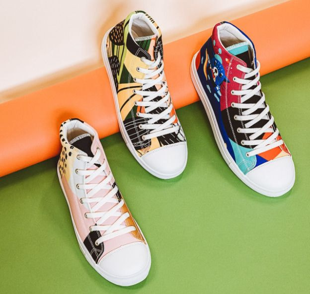sublimated sneakers