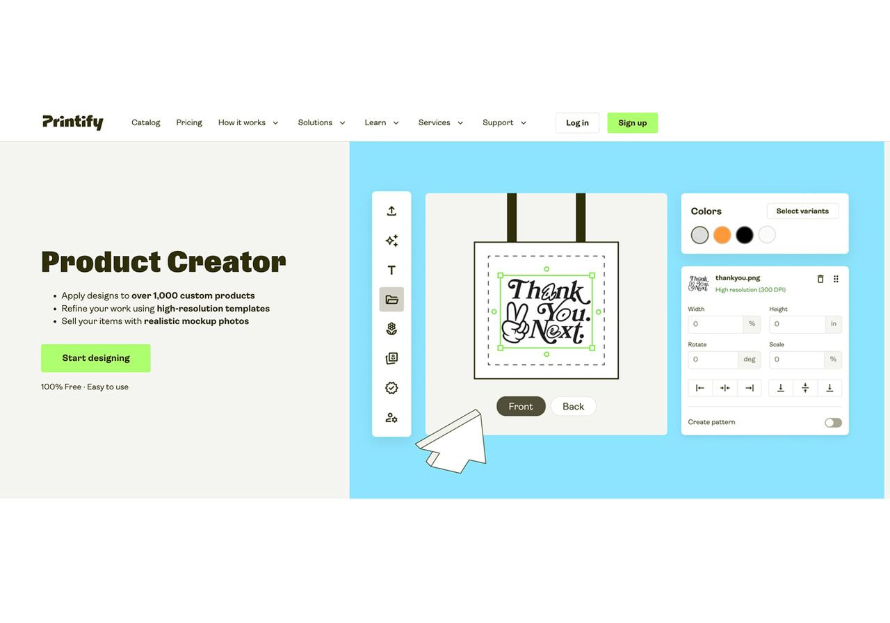 Printify’s Product Creator